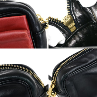 Prada Bow Camera shoulder Bag Leather