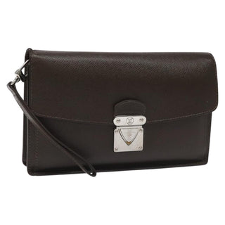 Louis Vuitton Belaia Clutch Taiga Leather