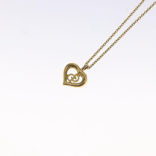 Christian Dior CD Heart Necklace Metal