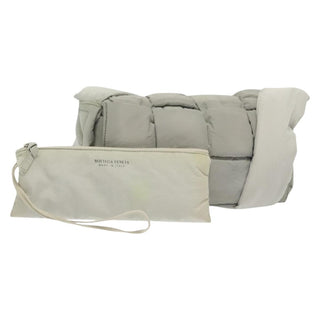 Bottega Veneta Padded Tech Cassette Crossbody Bag Intrecciato Nylon