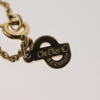 Christian Dior CD Pendant Necklace Metal