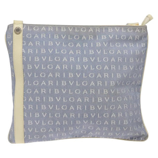 Bvlgari B.Zero1 Logomania Bag Canvas with Leather