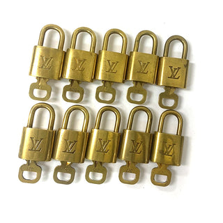 Louis Vuitton Cadenas Bag Charm Gold-plated
