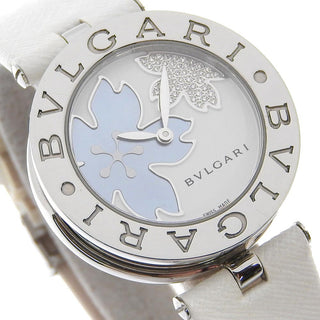 Bvlgari Bvlgari B.Zero 1 Quartz Watch Stainless Steel and Leather