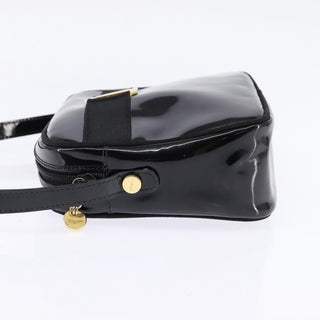 Salvatore Ferragamo Vara Bow camera Shoulder Bag Patent Leather