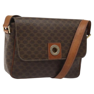 Celine Vintage Macadam Shoulder Bag Canvas