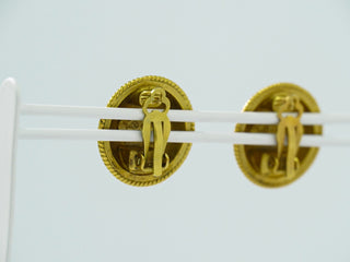 Chanel Logo CC Gold-plated