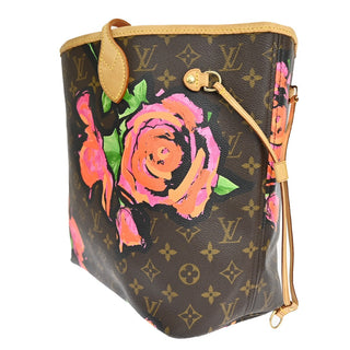 Louis Vuitton Neverfull Tote Limited Edition Monogram Roses