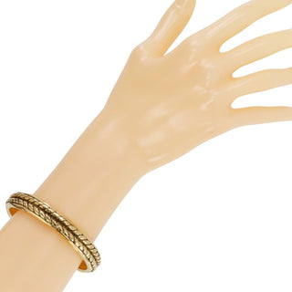 Chanel Vintage Bangle Bracelet Gold-plated