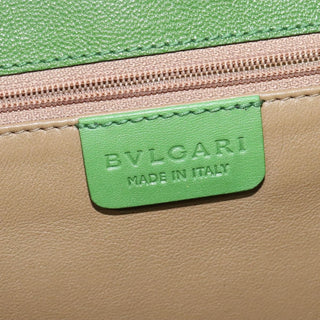 Bvlgari Chandra Top Handle Bag Leather