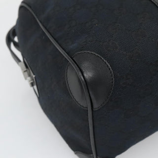 Gucci Vintage Zip Boston Bag GG Canvas