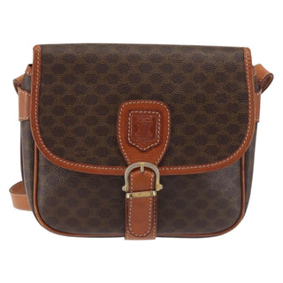 Celine Macadam Shoulder Bag PVC Leather