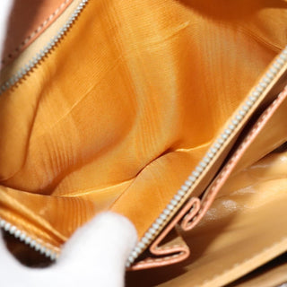 Celine Vintage Macadam Shoulder Bag Canvas and Leather