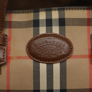 Burberry Nova Check Tote canvas check pattern
