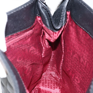 Chanel Vintage Button Tote Quilted Caviar