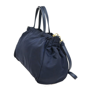 Prada Zip Convertible Shopping Tote Re-Nylon with Saffiano Leather