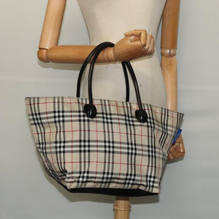 Burberry Nova Check Tote Nylon