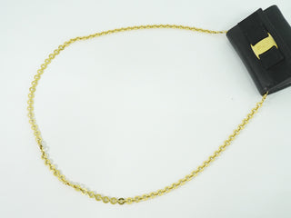 Salvatore Ferragamo Miss Vara Chain Wallet Leather