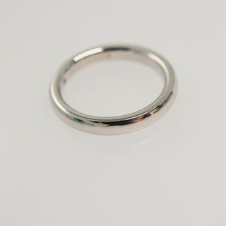 Tiffany & Co. Elsa Peretti 1 Diamond Stacking Band Ring 950 Platinum with Diamond