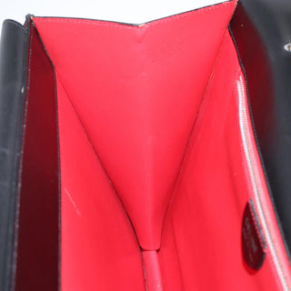 Celine Vintage Top Handle Bag Glazed Leather