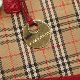 Burberry Nova Check Tote canvas check pattern