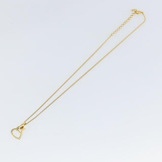 Christian Dior CD Heart Necklace Metal