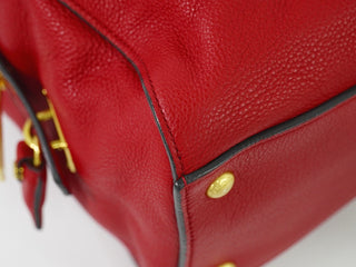 Prada Galleria Double Zip Tote Leather