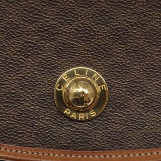 Celine Macadam Shoulder Bag PVC Leather