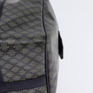 Celine Vintage Boston Bag Macadam Coated Canvas