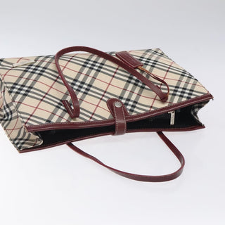 Burberry Nova Check Tote Nylon