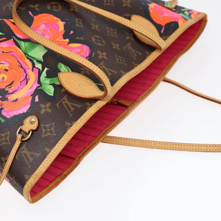 Louis Vuitton Neverfull Tote Limited Edition Monogram Roses