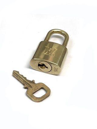 Louis Vuitton Cadenas Bag Charm Gold-plated