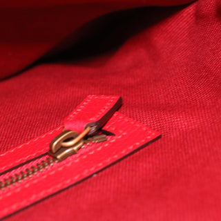 Gucci Logo Drawstring Backpack Striped Canvas