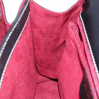 Salvatore Ferragamo Gancini Convertible Top Handle Bag Leather