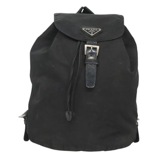 Prada Buckle Backpack Quilted Tessuto