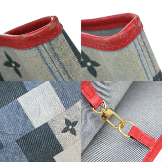 Louis Vuitton Neverfull Tote Damier and Monogram Patchwork Denim