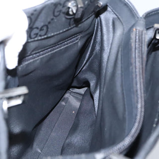 Gucci Vintage Bamboo Handle Tote GG Nylon