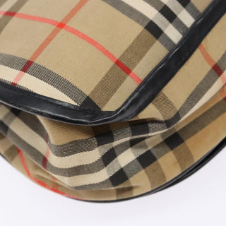 Burberry Flap Shoulder Bag Nova Check Coated Canvas