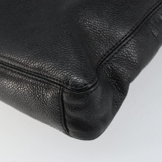 Chanel Vintage Logo Tote Caviar