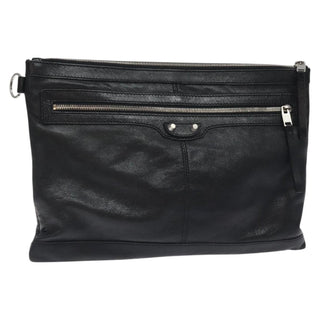 Balenciaga Classic City Clip Pouch Leather