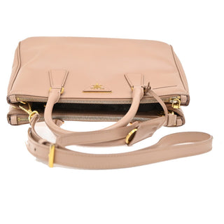 Prada Galleria Double Zip Tote Leather