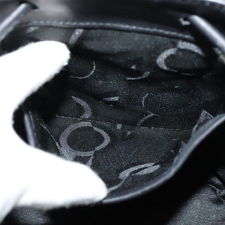 Salvatore Ferragamo Gancini Flap Drawstring Backpack Leather