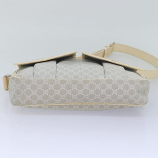 Celine Vintage Macadam Shoulder Bag Canvas and Leather