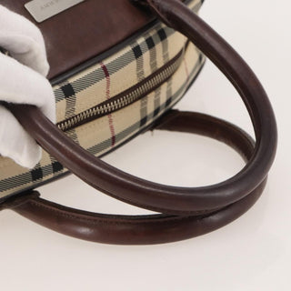 Burberry Nova Check Bowling Bag Canvas