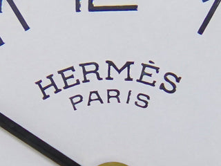 Hermes Clipper Quartz Watch Stainless Steel with Plated Metal and Mother of Pearl