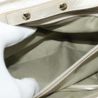 Bvlgari Chandra Flap Shoulder Bag Leather