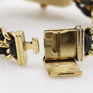 Chanel Premiere Rock Quartz Watch Plated Metal and Leather