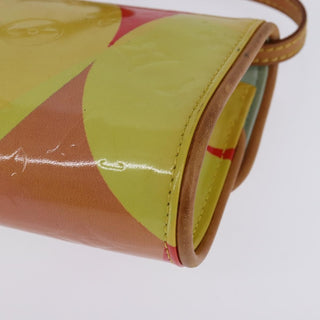 Louis Vuitton Fleurs Pochette Printed Monogram Vernis