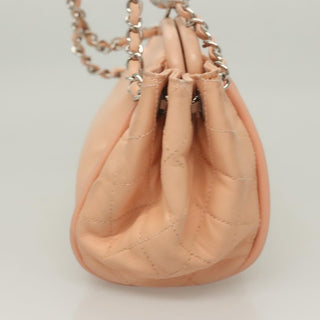 Chanel Kisslock Accordion Handbag Leather