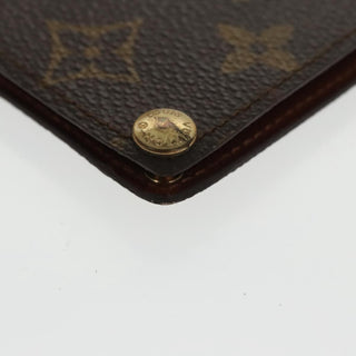 Louis Vuitton Porte Cartes Pression Card Case Monogram Canvas